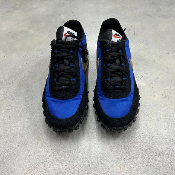 Nike Men's Air Max Waffle Racer SP Hyper Blue Metallic Gold FV6946 400 - New - Picture 4 of 8